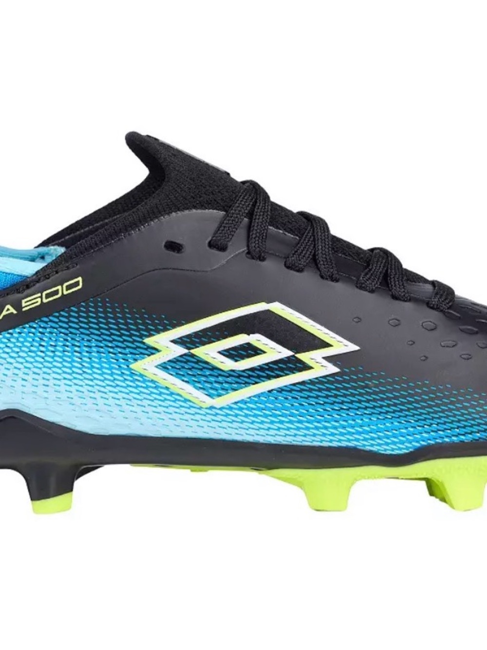 OTTO Men's Black, Blue & Neon Green Soccer Cleats